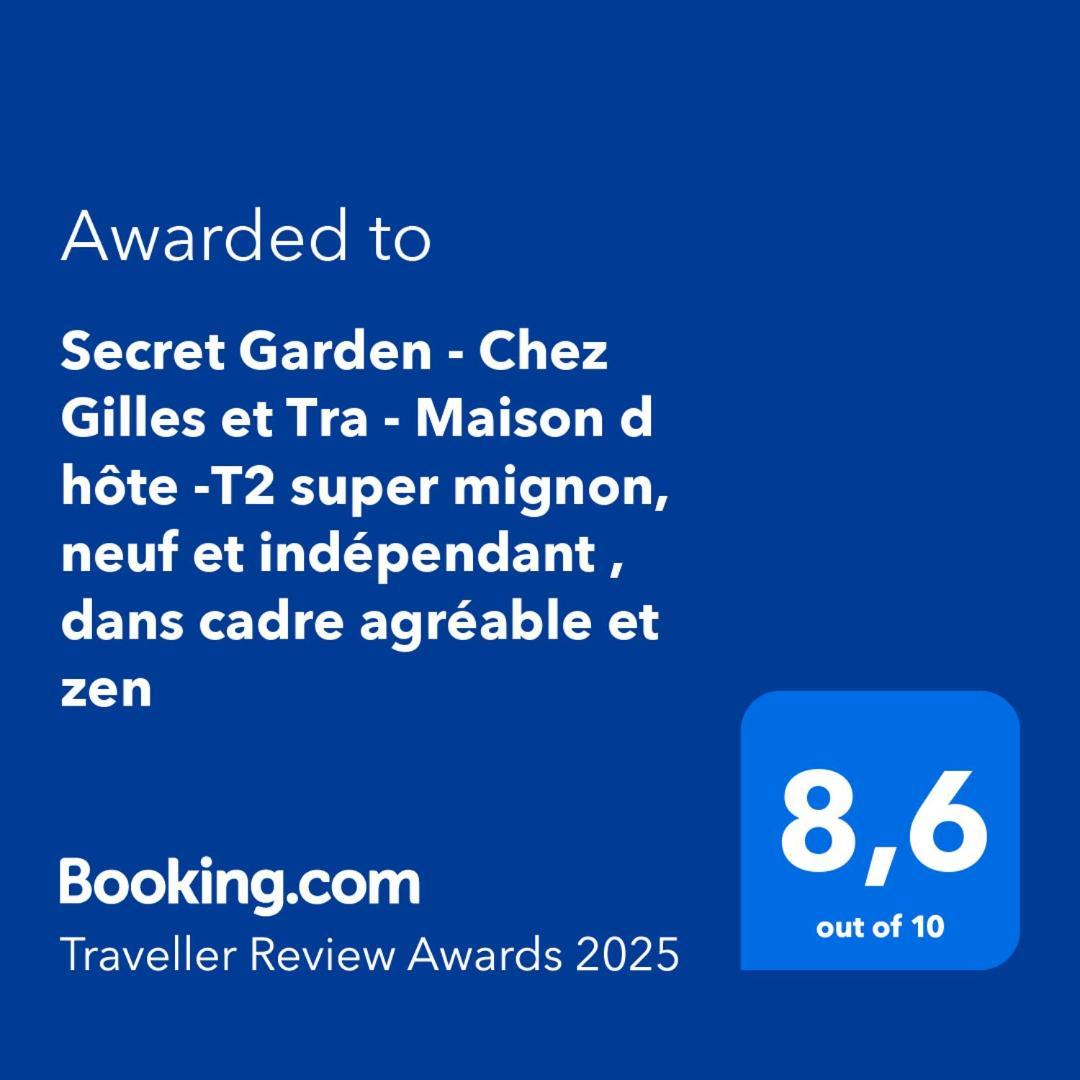 Secret Garden - Chez Gilles Et Tra - Maison D Hote -T2 Super Mignon, Neuf Et Independant , Dans Cadre Agreable Et Zen Valergues Exteriör bild